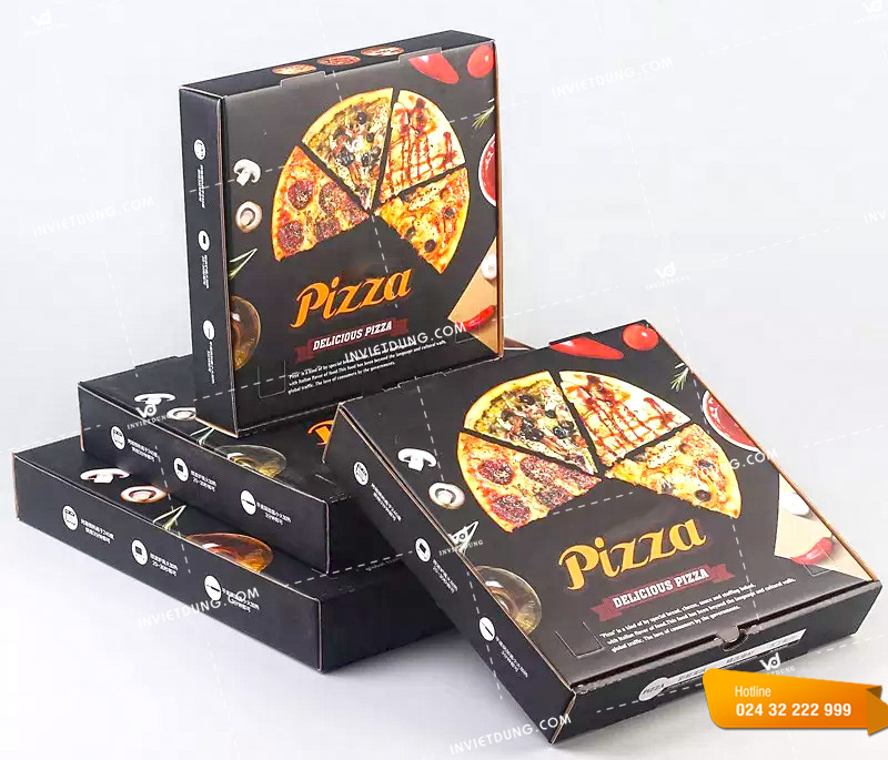In hộp pizza giá rẻ và uy tín tại Hà Nội