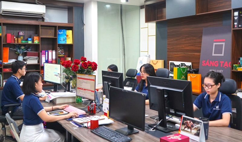 Phòng tư vấn khách hàng In Việt Dũng