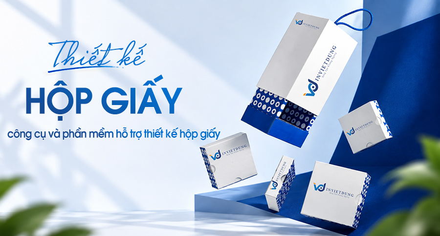 Thiết kế hộp giấy đẹp, đúng khuôn bế và chuẩn in