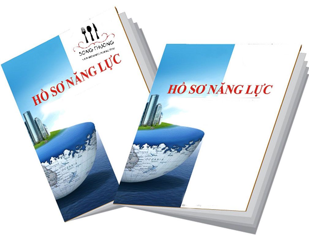 In hồ sơ năng lực có logo doanh nghiệp