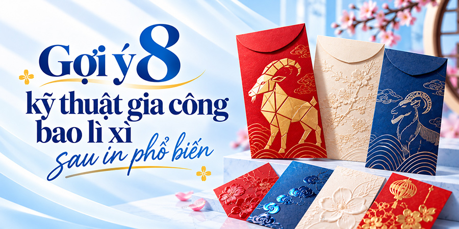 Kỹ thuật gia công bao lì xì