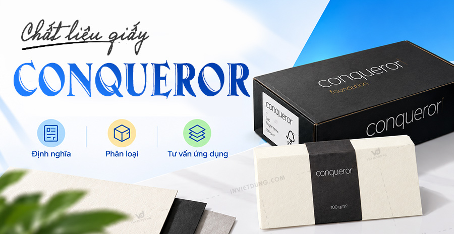 Giấy Conqueror là gì? Phân loại và ứng dụng in ấn