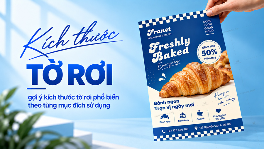 Kích thước tờ rơi chuẩn