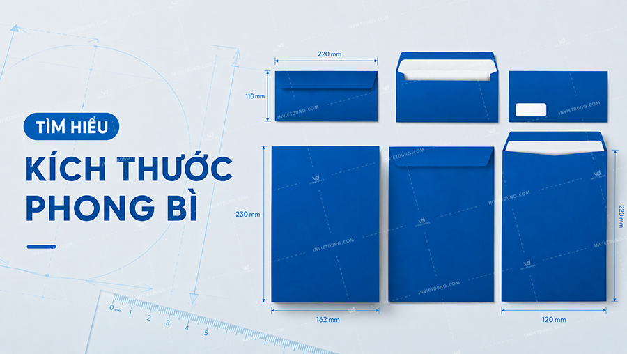 Kích thước phong bì chuẩn