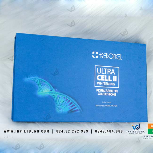 Mẫu hộp cứng đựng mỹ phẩm Ultra Cell II