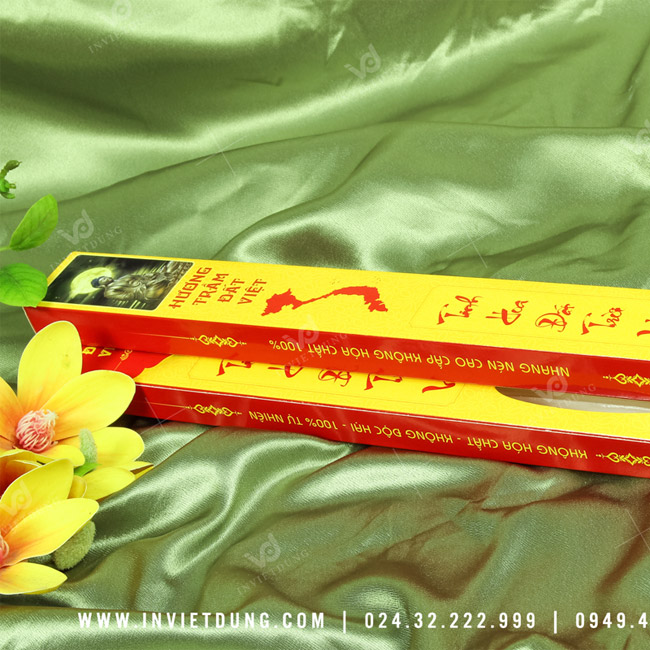 Mẫu hộp đựng hương trầm Đất Việt