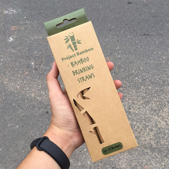In hộp giấy đựng ống hút