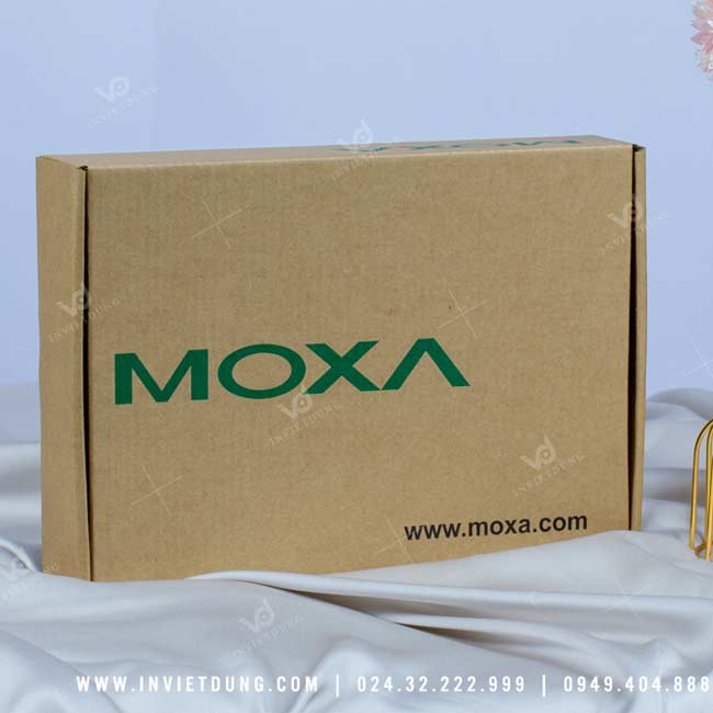 Mẫu hộp carton đựng thiết bị công nghệ Moxa