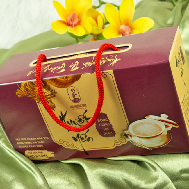 Mẫu hộp cứng đựng yến sào Thọ Trường Sơn