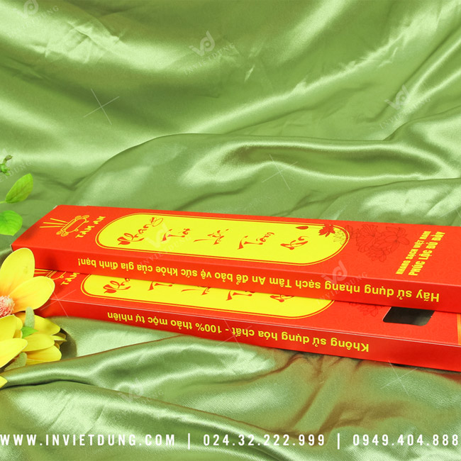 Mẫu hộp đựng nhang Tâm An