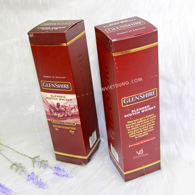 Mẫu hộp đựng rượu Glenshire