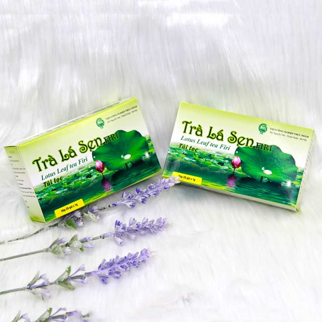 Mẫu hộp đựng trà lá sen Firi