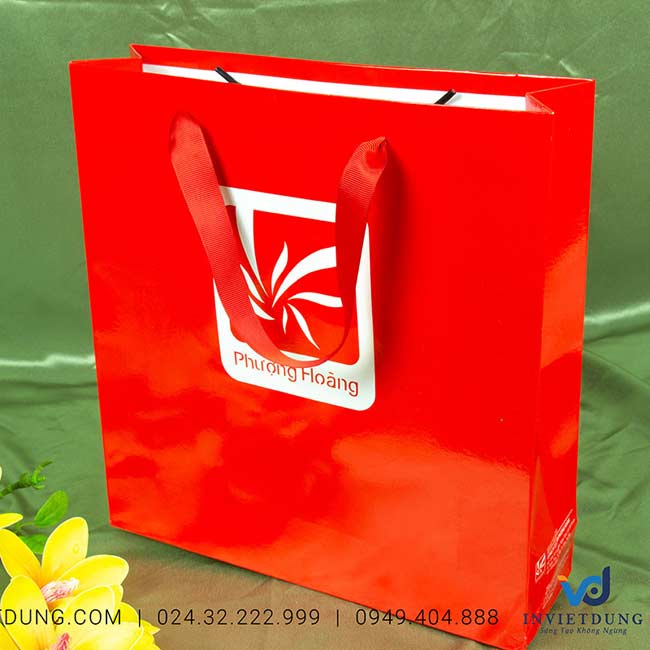 Mẫu túi giấy công ty Phượng Hoàng