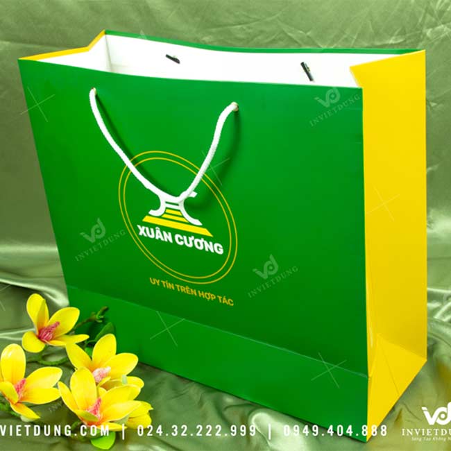 Mẫu túi giấy công ty Cổ phần Hữu nghị Xuân Cương