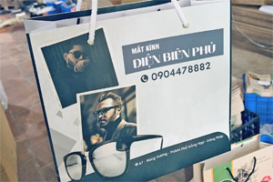 In túi giấy đựng mắt kính