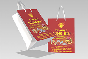 Mẫu túi giấy đựng trang sức Dũng Dịu