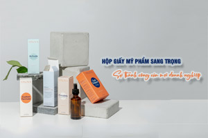 Tổng hợp những mẫu hộp giấy đựng mỹ phẩm