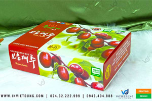In hộp giấy đựng trái cây