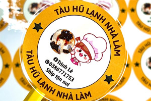 In logo dán, decal logo