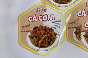 In tem nhãn cá khô