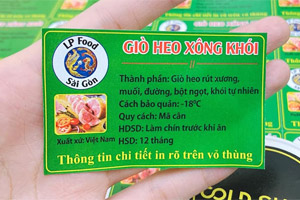 In tem nhãn dán chả lụa