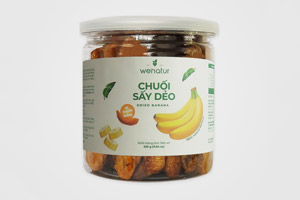 In tem nhãn chuối sấy