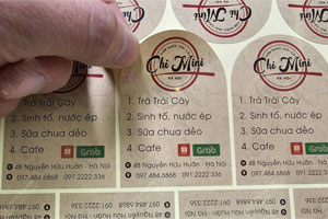 In tem nhãn dán decal giấy kraft