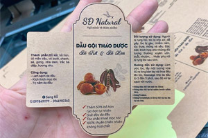 In tem nhãn dầu gội