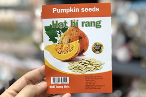 In tem nhãn hạt bí