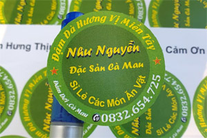 In tem nhãn hoa quả, trái cây