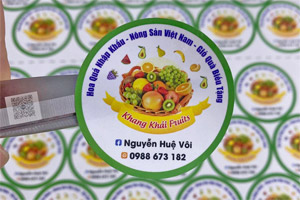 In tem nhãn nông sản