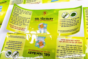 In tem nhãn decal sữa tắm