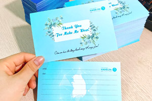 In thiệp cảm ơn khách hàng