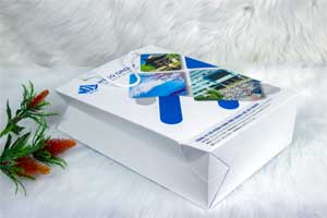 Mẫu túi giấy ấn tượng cho công ty HTCO Group