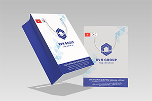 Mẫu túi giấy Trung tâm Tư vấn Du học Hàn Việt KVN