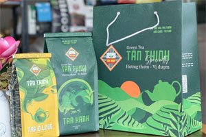 In túi giấy đựng trà