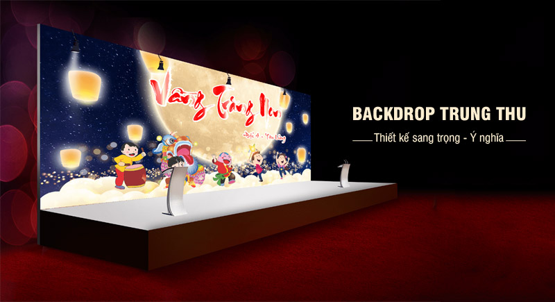 Mẫu backdrop Tết trung thu