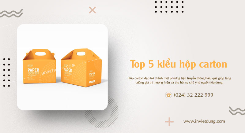 Các kiểu hộp carton