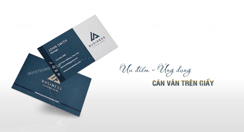 Cán vân trên giấy là gì