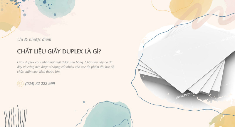 Giấy duplex là gì
