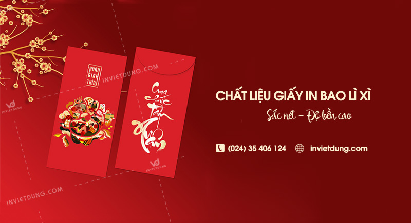 Chất liệu giấy in bao lì xì