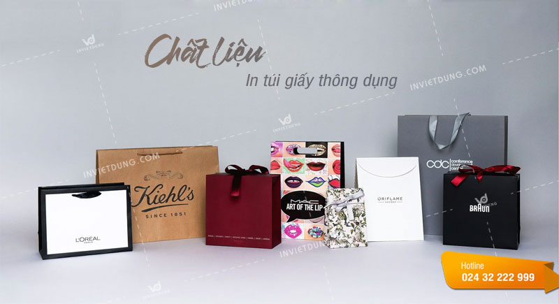 Chất liệu in túi giấy phổ biến