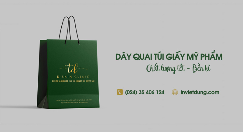 Dây quai túi giấy mỹ phẩm