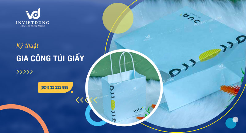 Các hình thức gia công túi giấy