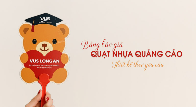Giá in quạt nhựa quảng cáo