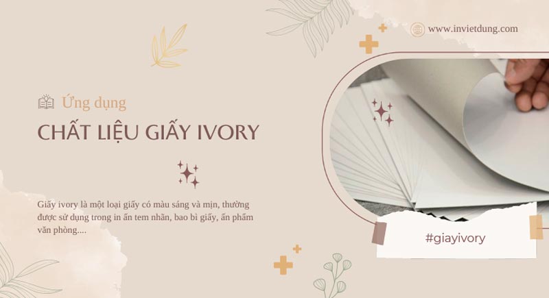 Giấy ivory là gì
