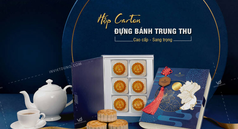 Mẫu hộp carton đựng bánh trung thu