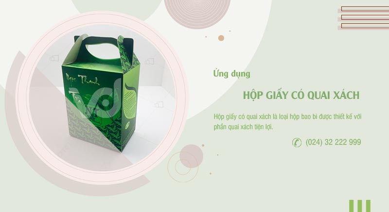 Hộp giấy có quai xách
