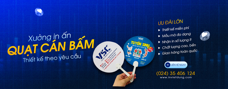 In quạt nhựa PP cán bấm