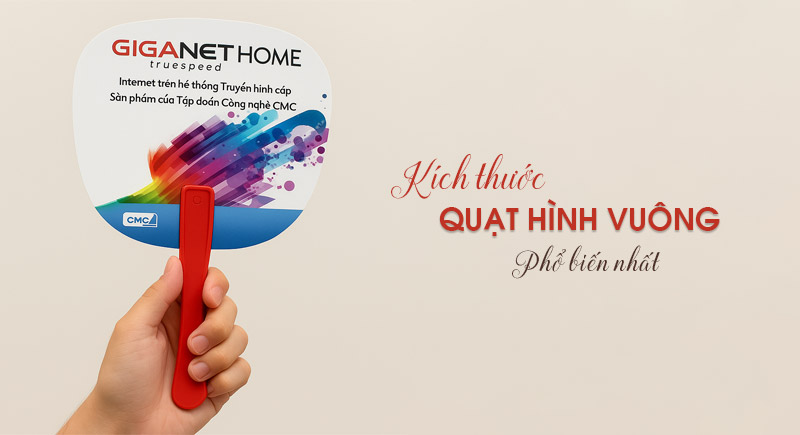 Kích thước quạt nhựa vuông